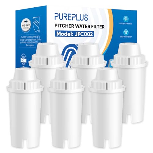 Filtros de agua PUREPLUS de larga duración para reducción de plomo, pack de 6 2