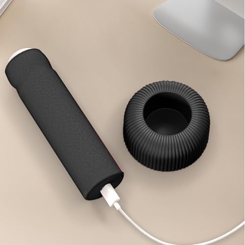 Lámpara de Mesa LED Recargable con Base Estable Negro miniatura 7