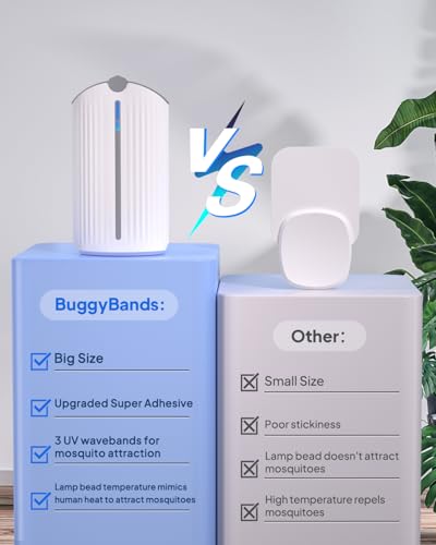 Atrapador de insectos para interiores BuggyBands con 8 recambios 7