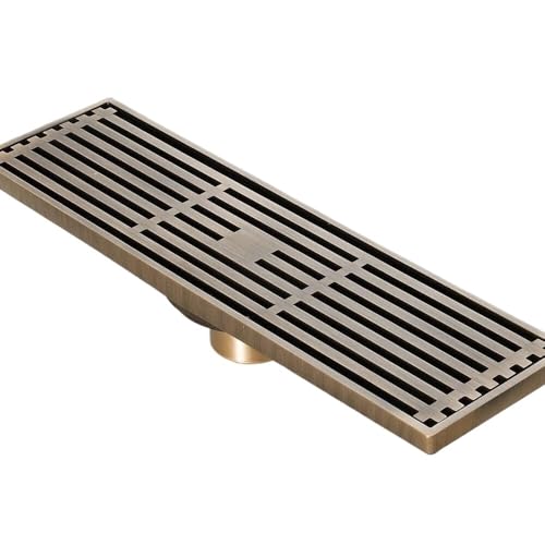 Desagüe de ducha lineal con colador de pelo, acero inoxidable 304, diseño duradero para instalación de baño y cocina