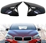 Gangying Cover per specchietto retrovisore di ricambio compatibile con BMW X1 F48 2016-2023, X2 F39 2018-2023, F40 F44 2019-2024, Z4 G29 2019-2023, nero lucido