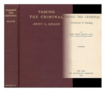 Hardcover Taming The Criminal Book