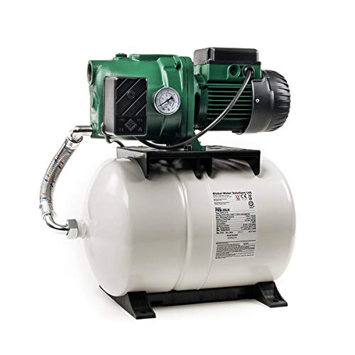 Groupe de surpression AQUAJET - GWS 102/20 M - Mono - 0,75 kW - Pompe Jet 102 M - Réservoir 20 l à diaphragme