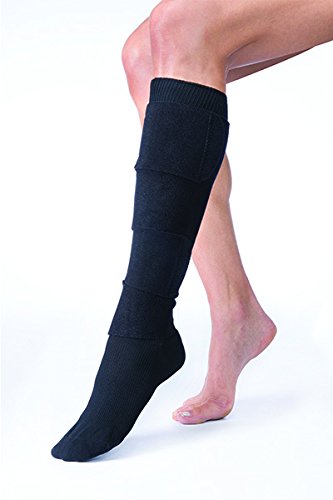 JOBST FarrowWrap 4000 Legpiece, BSN FarrowMed, Compression Leg Wrap (Reg-Small, Black)
