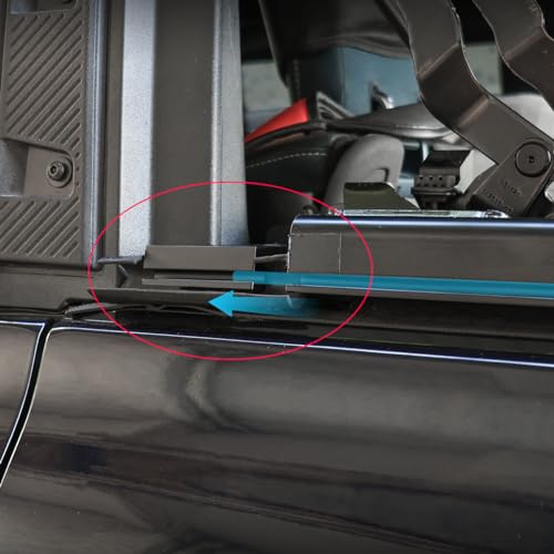 Protector de clip de riel de guía de ventana lateral M2DZ-7851532-A para Ford Bronco 2021-2024 4