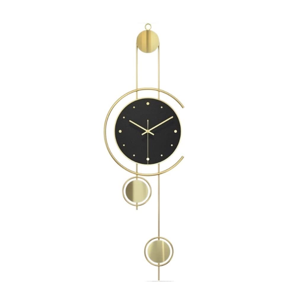 AZHKJKZH Wall Mounted Clock Modern Geometric Oversized Wall Clock For Living Rooms Silent Non-ticking Kitchens Office Hotel For Living Room