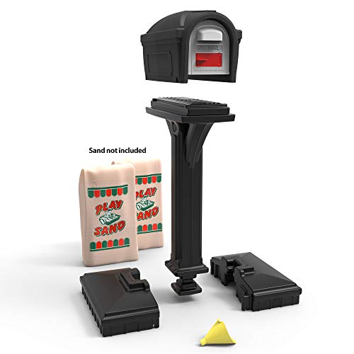 Simplay3 American Home 42002R-04 Dig-Free Easy Up Classic Mailbox – Black