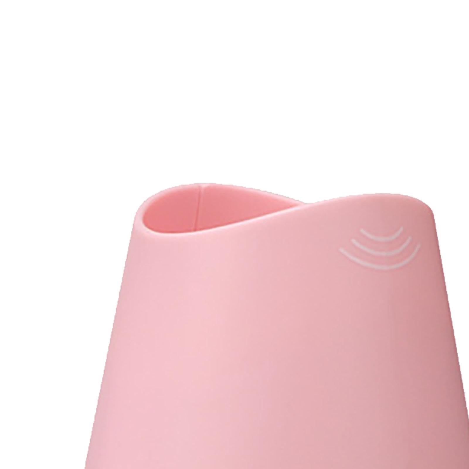 Baoblaze Schreiglas, Schrei- und Flüsterglas, geräuschreduzierendes Vasen-Ornament, tragbares Entspannungsspielzeug, Schreitopf, geräuschlose Stimme, für, ROSA