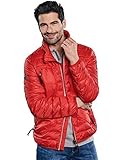 Leichtes Warengewicht engbers Herren Funktionale Outdoor-Jacke in Trendfarbe, 31025, Rot in Größe 52