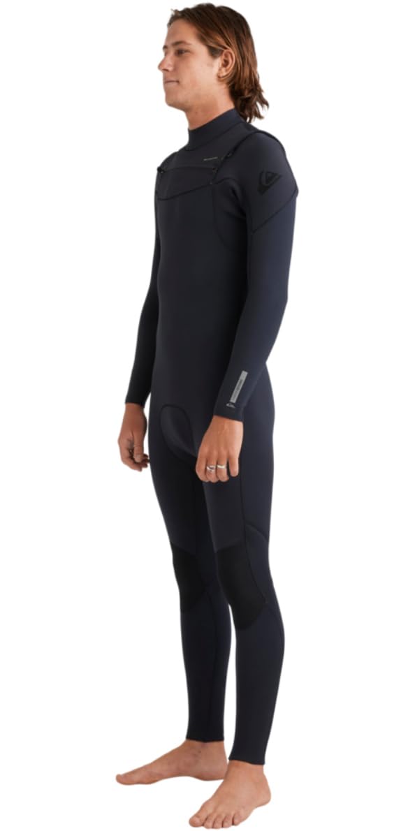 Quiksilver Muta da uomo 2025 Everyday Sessions 5/4/3 mm con zip sul petto - nera