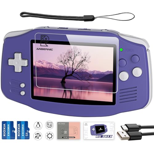 Image of RG34XX Retro Handheld Game Console, RG 34XX 3.4 Inch IPS Screen Retro Gaming Console , 5532 Pre-Installed Games, Linux 64-bit WiFi, HDMI and Output 3500mAh