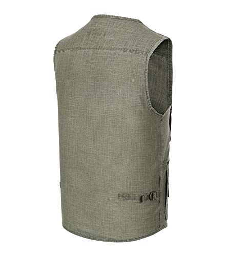 Image of Mens Outdoor Fishing Vest Safari Travel Photography Vests Jacket Multi Pocket