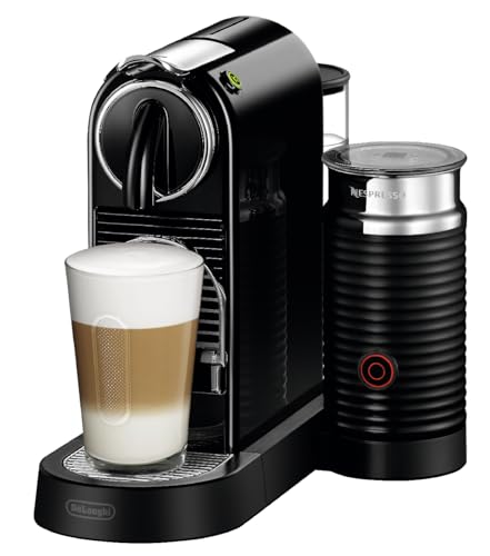 DeLonghi Nespresso Citiz EN267.BAE Cafetera con cápsulas, sistema de extracción especial, 1710 W, 1 L, plástico, Negro