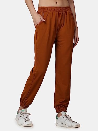 Image of POPWINGS Casual Solid Joggers for Women || Loose Fit Joggers for Women ||Joggers for Summer Wear