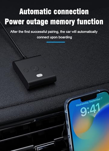 Receptor Bluetooth 5.4 para Audio de Auto, Adaptador Inalámbrico miniatura 6