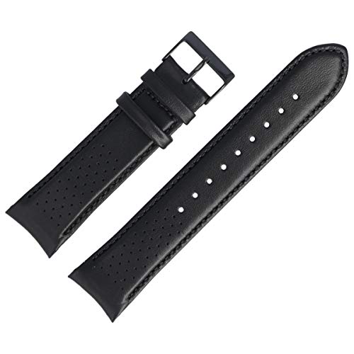 Preisvergleich Produktbild Hugo Boss Uhrenarmband 22mm Leder Schwarz Glatt - 659302762