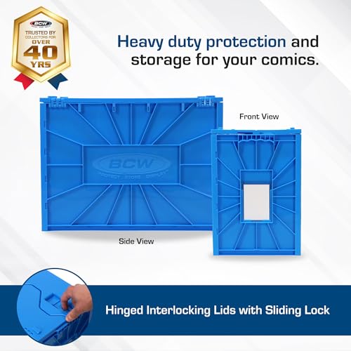 Lifemaster Stackable Storage Box Set – 6 Pack, 53 Quarts Each | Multi-Purpose, Space-Efficient Boxes with Nestable Design, Secure Latches, Easy-Move Wheels & Pull-Out Base – Clear