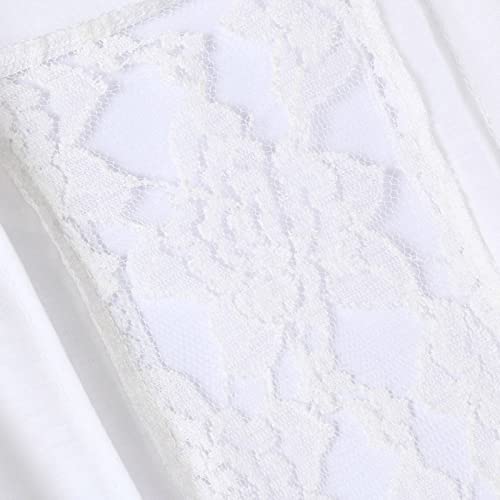 Cardigan décontracté en dentelle patchwork pour un confort absolu - 5