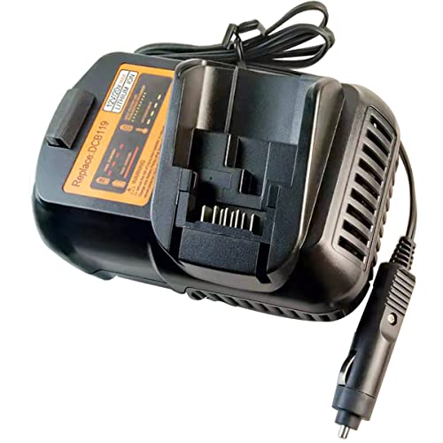 ANOPIW DCB119 Car Charger Replace Dewalt 20v Car Battery Charger DCB119 to Charge Dewalt 12V 20V DCB201 DCB202 DCB203 DCB205 DCB206 DCB606 DCB609...