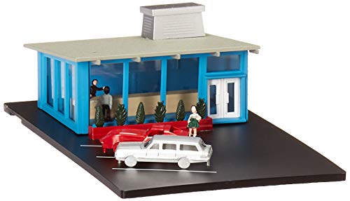 Bachmann BAC45709 Drive In Burger N maquette de restaurant miniature pour circuit ferroviaire