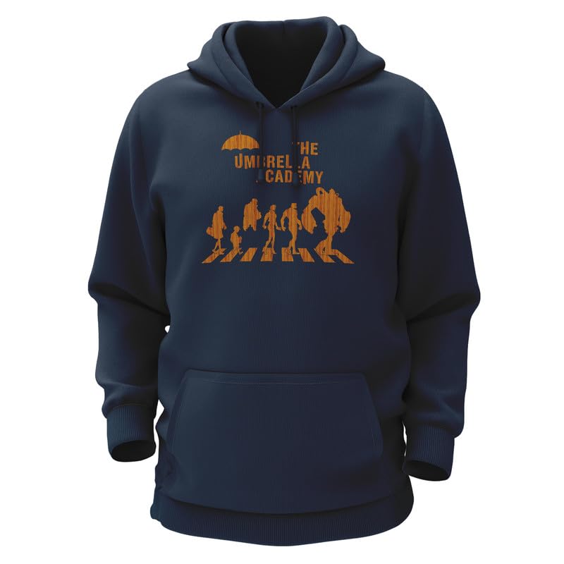 Cotton Hoodie for Men & Women | 350 GSM 100% Pure Cotton Outfit |Graphic Printed Casual Wear |The Umbrella Academy-10|-image-48