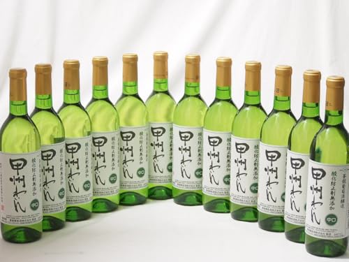 12本セット(中口白ワイン 蒼龍 酸化防止剤無添加 甲州わいん(山梨県)) 720ml×12本