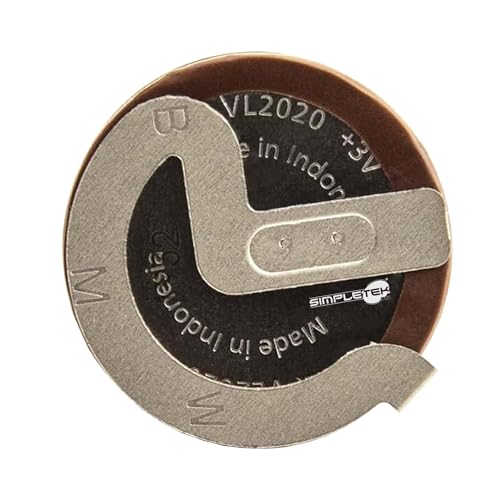 Batterie VL2020 rechargeable 3V pile bouton soudable 90° pour télécommande clé auto BMW E et Ford