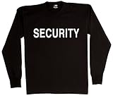 Rothco 2-Sided L/S T-Shirt/Security, Black, Large