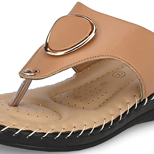 Image of Centrino Women's Thong Comfortable Ortho Care Ladies | Fashion Wear Sandal & Chappal | Soft Cushioned for More Comfort (7902)