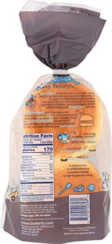 Bakerly Brioche Burger Buns, 4 Pack, 7.05 Oz. #TOP2