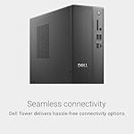 Dell Slim Desktop ECS1250 - Intel Core i3 14100 Processor, 8GB DDR5 RAM, 512GB SSD, WiFi 6, Intel UHD Graphics 730, Windows 11 Home, Onsite Service - Black - Image 2