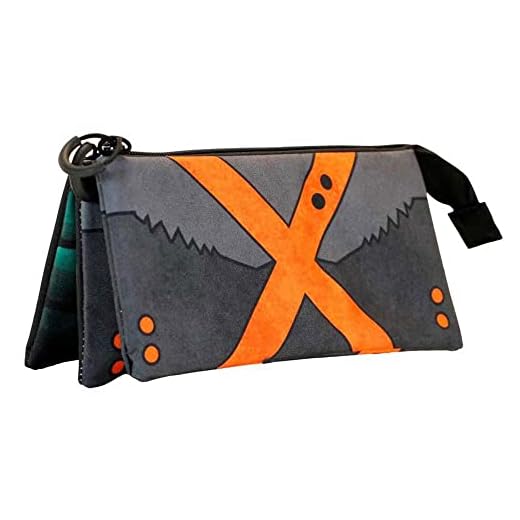 KARACTERMANIA My Hero Academia X-Estuche Portatodo Triple FAN, Gris