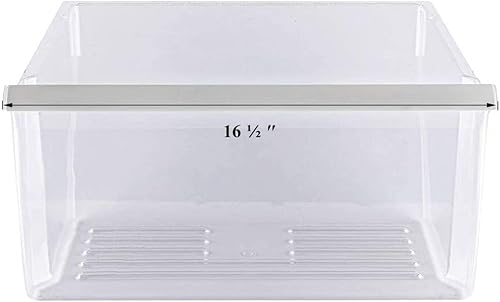 Miniatura 5 de Contenedor para verduras (inferior) de repuesto para Whirlpool ED5GHEXNL00 ED2SHAXMB10 GD25DIXHS02 ED5GVEXVD00 WRS331FDDM00 ED5DHEXWB03 WRS325FNAM00