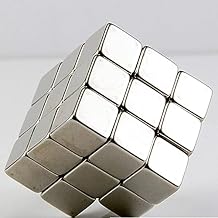 40 PCS Square Cube Magnets - 10x10x10mm Refrigerator Magnets Fridge Magnets Whiteboard Magnets Square Magnets Small Magnets for Office, Hobbies, Crafts, Science and School Classrooms