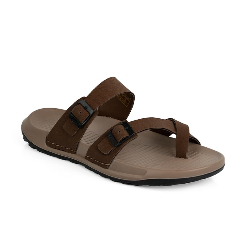 Image of Jogger Super Soft 52118 Men's Sandals | Double Strap Buckle Design | Low-Density Cushioned Footbed | Water-Resistant Comfortable Footwear for Daily Wear