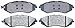 Raybestos SGD1035C Service Grade Ceramic Disc Brake Pad Set