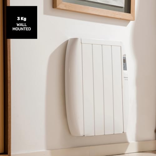 Taurus 600 - Emisor Térmico Digital. 600W. Tecnología seca. Sin fluidos. 4 elementos. Programación diaria-semanal. 2 modos. Temperatura ajustable. Incluye patas y soporte pared. Blanco - imagen 6