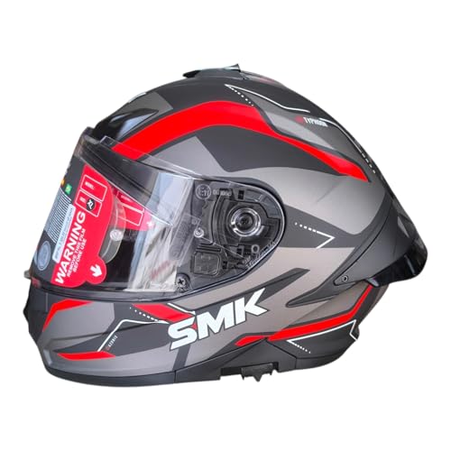 Image of SMK Typhoon Full Face Dual Visor Helmet, ISI DOT ECE 22.06 Certified