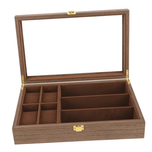 Coffret à montres et bijoux Healeved présentoir bagues avec rangement sécurisé