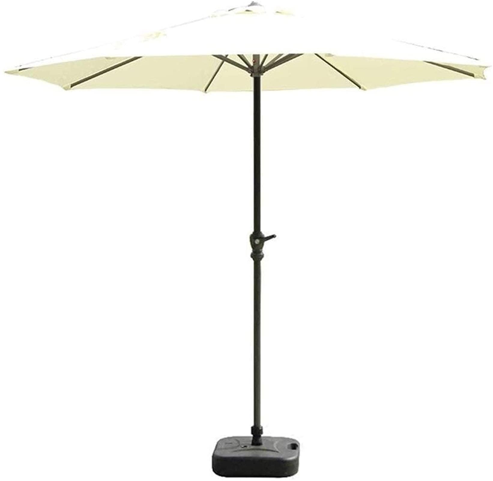 Sombrilla para terraza con manivela suave y estructura de 8 varillas 4