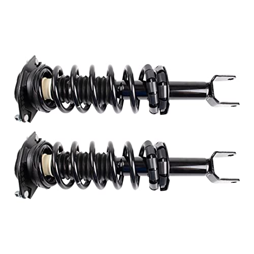 Image of TRQ Rear Shock & Spring Assembly Set Compatible with 06-07 Subaru B9 Tribeca 08-14 Tribeca