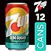 7UP Tropical Zero Sugar Soda, 12 fl oz cans, 12 pack
