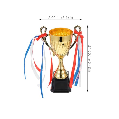 Toddmomy Prêmios De De Troféu De Metal 2Pcs Troféu De De Vencedor De Primeiro Lugar De Troféu Para E