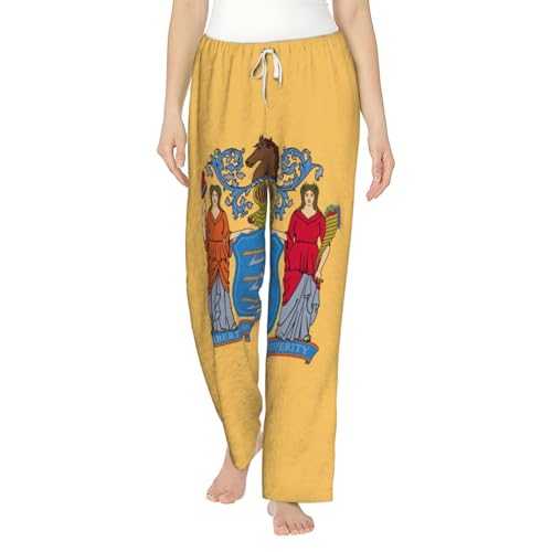 Pantalon de pyjama flanelle femme avec taille élastique contre le froid