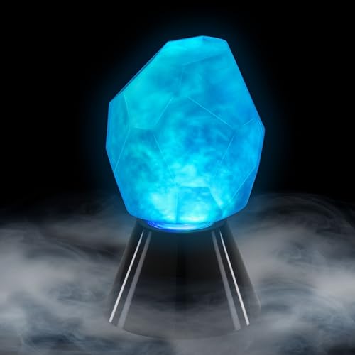 Image of ENHANCE Tabletop Crystal Mood Light - Crystal Lamp for DnD, RPG, Board Game Night Ambience with Swirling RGB LED Effect - Battery Powered 40 Hours or USB-C Plug In, Ambient Game Lighting