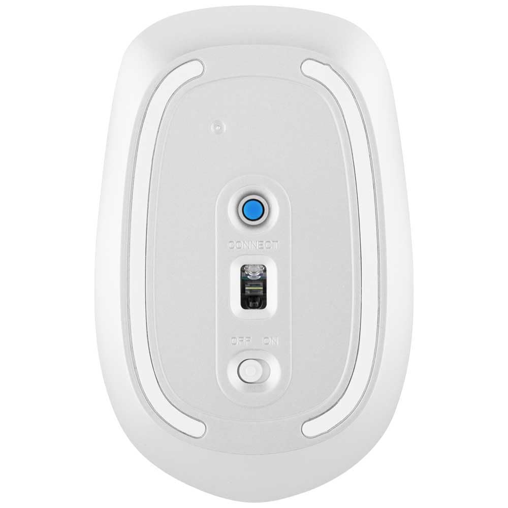 HP 410 Slim Ratón Inalambrico Bluetooth (Ambidiestro, Sensor para Múltiples Superficies, Compatible con Windows 11; Windows 10; macOS; Chrome OS; iPadOS) Color Blanco