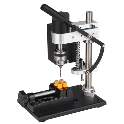 卓上ボール盤 ミニボール盤 小型 フライス盤 クランプ範囲 0.6-6mm 多機能...