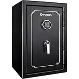 Barska FV500 FireVault Fireproof Safe – 4.39 Cu. Ft, Digital Keypad with Backup Key, Fireproof 30 Min/1400°F, Adjustable Shelves, Steel Deadbolts, Home & Office Security Safe