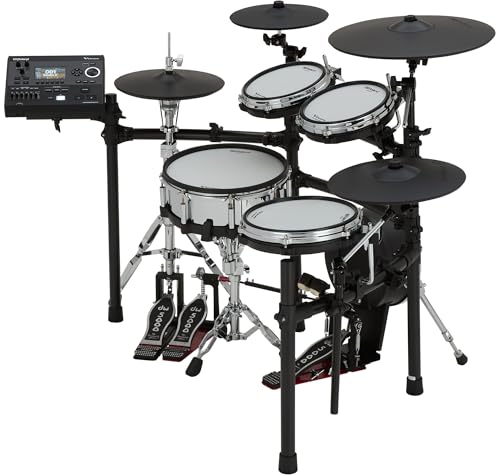 Roland TD516 V-Drums Electronic Drum Kit Bundle with Audio Cable, Drumsticks, Drumstick Bag, and Austin Bazaar Polishing Cloth - Thumbnail 3