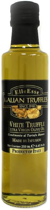 Italian White Truffle Extra Virgin Olive Oil - Gourmet Culinary Cooking Oil, 250ml x 6 Pack